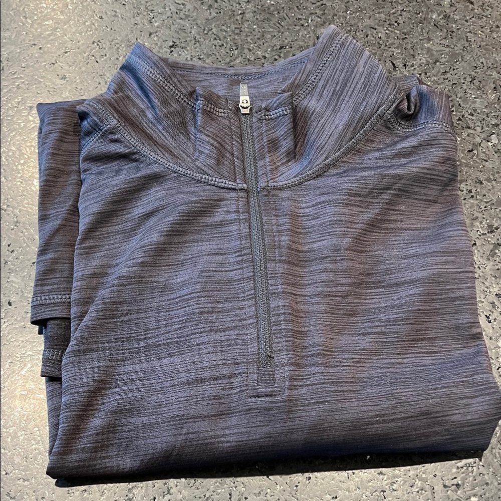Zella Charcoal Quarter-Zip Top